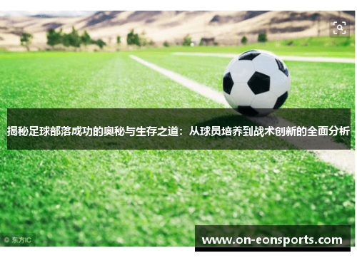 揭秘足球部落成功的奥秘与生存之道：从球员培养到战术创新的全面分析